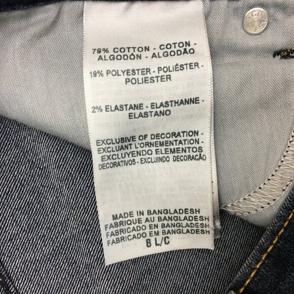 Levi's Denizen Women's Modern Skinny Jeans Stretch Dark Wash size 8L length 31" - Picture 7 of 8